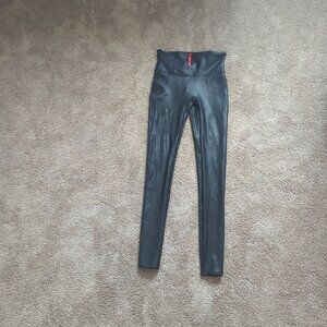 Spanx Faux Leather Leggings Medium Long/Tall